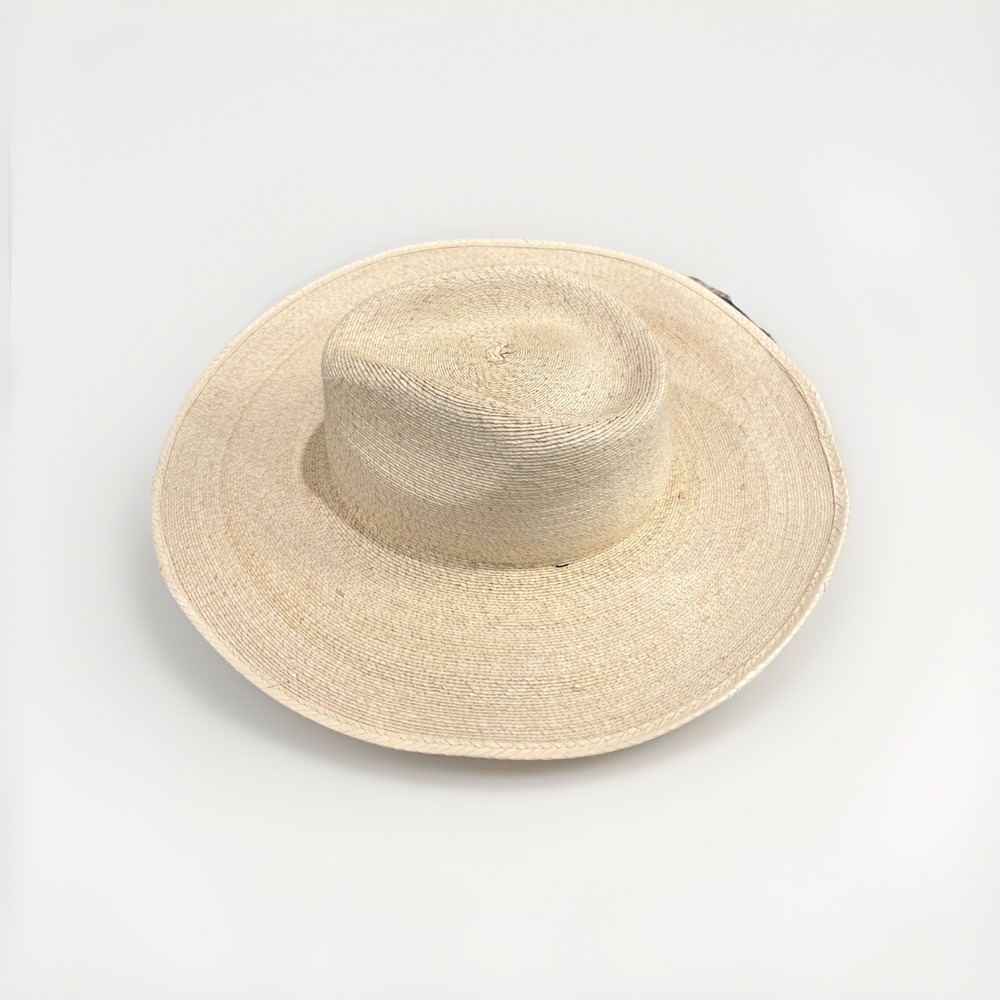 Natural Straw Wide-Brim Sun Hat